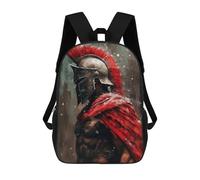 sinyumoney 17inch School Backpack for Girls Legacy of Honor Backpack 3D Printed Boy School Backpack Casual Daypack Rucksack for Middle School Students