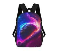 sinyumoney 17inch School Backpack for Girls The Stellar Sphere Backpack 3D Printed Boy School Backpack Casual Daypack Rucksack for Middle School Students