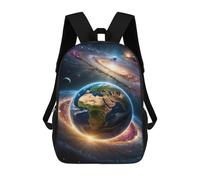 sinyumoney 17inch School Student Backpack Earth from Space A Cosmic View -1 Children's Backpacks Children's School Backpack 3D Printed Travel Rucksacks Boy School Bag