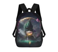 sinyumoney 17inch School Student Backpack Fantasy Alien Planet Landscape Artwork Children's Backpacks Children's School Backpack 3D Printed Travel Rucksacks Boy School Bag