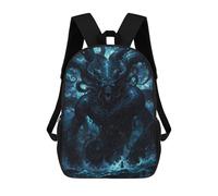 sinyumoney 17inch School Student Backpack Rise of The Leviathan Children's Backpacks Children's School Backpack 3D Printed Travel Rucksacks Boy School Bag