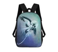 sinyumoney 17inch School Student Backpack Saint Corvus Miracle Children's Backpacks Children's School Backpack 3D Printed Travel Rucksacks Boy School Bag