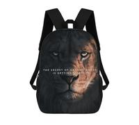 sinyumoney 17inch School Student Backpack Secret of Getting Ahead Children's Backpacks Children's School Backpack 3D Printed Travel Rucksacks Boy School Bag