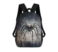 sinyumoney 17inch School Student Backpack Spider Beauty Black Ink Children's Backpacks Children's School Backpack 3D Printed Travel Rucksacks Boy School Bag