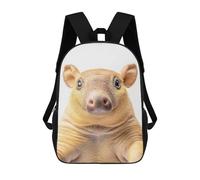 sinyumoney 17inchBackpack An Armadillo Taking A Selfie School Backpack 3D Printed School Bags Boys Girls Laptop Backpack for Kids/Students/Adults