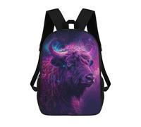 sinyumoney 17inchBackpack Animal Space School Backpack 3D Printed School Bags Boys Girls Laptop Backpack for Kids/Students/Adults