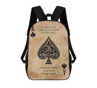 sinyumoney 17inchBackpack Change How You Play School Backpack 3D Printed School Bags Boys Girls Laptop Backpack for Kids/Students/Adults