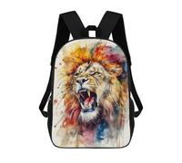 sinyumoney 17inchBackpack Cute Animal Is Angry School Backpack 3D Printed School Bags Boys Girls Laptop Backpack for Kids/Students/Adults