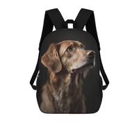 sinyumoney 17inchBackpack Dog Portrait School Backpack 3D Printed School Bags Boys Girls Laptop Backpack for Kids/Students/Adults