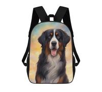 sinyumoney 17inchBackpack Dog000130 School Backpack 3D Printed School Bags Boys Girls Laptop Backpack for Kids/Students/Adults