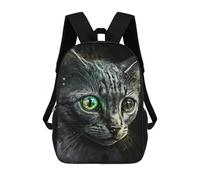 sinyumoney 17inchBackpack Painting Cat School Backpack 3D Printed School Bags Boys Girls Laptop Backpack for Kids/Students/Adults