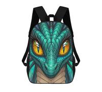 sinyumoney 17inchBackpack Stained Pretty Dragon School Backpack 3D Printed School Bags Boys Girls Laptop Backpack for Kids/Students/Adults