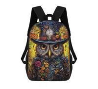 sinyumoney 17inchBackpack The Avian Automaton School Backpack 3D Printed School Bags Boys Girls Laptop Backpack for Kids/Students/Adults