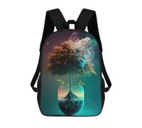 sinyumoney 17inchBackpack Up in Smoke School Backpack 3D Printed School Bags Boys Girls Laptop Backpack for Kids/Students/Adults