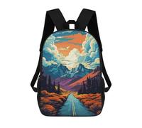 sinyumoney 17inchBackpack Wild Nature School Backpack 3D Printed School Bags Boys Girls Laptop Backpack for Kids/Students/Adults