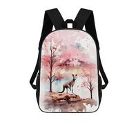 sinyumoney 2Backpack 3d Kangaroo School Bag Boys Book Bag Cool Rucksack Fashion Laptop Knapsack Back Bag for Boys And Girls 17inch