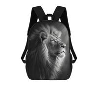 sinyumoney 2Backpack 3d Lion Light School Bag Boys Book Bag Cool Rucksack Fashion Laptop Knapsack Back Bag for Boys And Girls 17inch