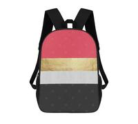 sinyumoney 2Backpack 3d Minimalist Textures IV School Bag Boys Book Bag Cool Rucksack Fashion Laptop Knapsack Back Bag for Boys And Girls 17inch