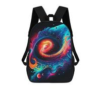 sinyumoney 2Backpack 3d Neon Galaxy Pop Art School Bag Boys Book Bag Cool Rucksack Fashion Laptop Knapsack Back Bag for Boys And Girls 17inch