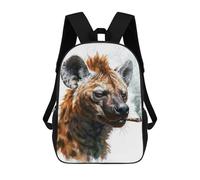 sinyumoney 2Backpack 3d Smoking Hyena School Bag Boys Book Bag Cool Rucksack Fashion Laptop Knapsack Back Bag for Boys And Girls 17inch