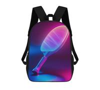 sinyumoney 2Backpack 3d Sport Neon Paddle School Bag Boys Book Bag Cool Rucksack Fashion Laptop Knapsack Back Bag for Boys And Girls 17inch