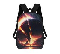 sinyumoney 2Backpacks Epic Cinematic Planet Kids School Backpack School Bag 3D Printed School Bags for Boys Elementary And Middle School Students 17inch