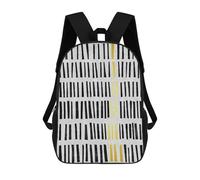 sinyumoney 2Backpacks Modern Shapes II Kids School Backpack School Bag 3D Printed School Bags for Boys Elementary And Middle School Students 17inch