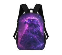 sinyumoney 2Backpacks Space Animal Kids School Backpack School Bag 3D Printed School Bags for Boys Elementary And Middle School Students 17inch