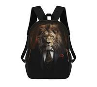 sinyumoney 2Backpacks The Lionfather Kids School Backpack School Bag 3D Printed School Bags for Boys Elementary And Middle School Students 17inch