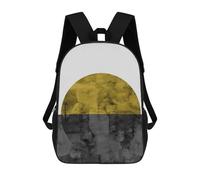 sinyumoney 2Backpacks Watercolor Sunset Kids School Backpack School Bag 3D Printed School Bags for Boys Elementary And Middle School Students 17inch