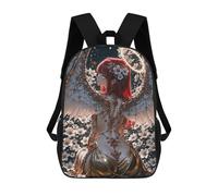 sinyumoney 3D Anime Angel with Wings And Halo Print Children Backpack for School Students Backpacks Schoolbag Shoulder Book Bags 17inch