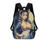 sinyumoney 3D Backpacks Kids School Backpack Arabic School Bag 3D Printing Daypacks for Boys Elementary And Middle School Students 17inch