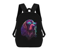 sinyumoney 3D Backpacks Kids School Backpack Irish Setter School Bag 3D Printing Daypacks for Boys Elementary And Middle School Students 17inch