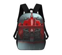 sinyumoney 3D Backpacks Kids School Backpack Mean Machine School Bag 3D Printing Daypacks for Boys Elementary And Middle School Students 17inch
