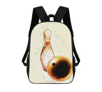 sinyumoney 3D Backpacks Kids School Backpack Picking Up The Spare School Bag 3D Printing Daypacks for Boys Elementary And Middle School Students 17inch