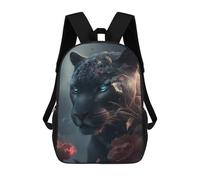 sinyumoney 3D Black Panther Fantasy School Backpack Student Casual Backpack For Kid's Children's Daypack Bookbag Hiking Sports Outdoor Work Travel Laptop Bag 17inch