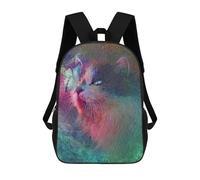 sinyumoney 3D Butterfly Kisses Kid's Backpack Waterproof 17inch School Bag Cute Rucksacks Fashion Casual Schoolbag for Kids for Girl Boy School