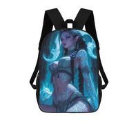 sinyumoney 3D Celestial Tattooed Sorceress Printing Daypacks Kids Casual Backpack Knapsack High Capacity Rucksack Travel Laptop Book Bag 17inch
