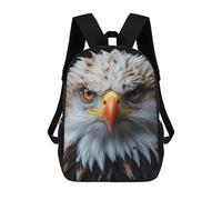 sinyumoney 3D Cool Eagle Portrait School Backpack Student Casual Backpack For Kid's Children's Daypack Bookbag Hiking Sports Outdoor Work Travel Laptop Bag 17inch