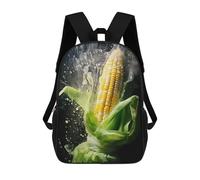 sinyumoney 3D Corn School Backpack Student Casual Backpack For Kid's Children's Daypack Bookbag Hiking Sports Outdoor Work Travel Laptop Bag 17inch