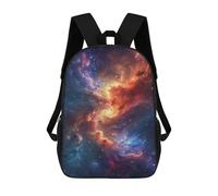 sinyumoney 3D Cosmic Nebula Galaxy-2 Kid's Backpack Waterproof 17inch School Bag Cute Rucksacks Fashion Casual Schoolbag for Kids for Girl Boy School