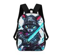 sinyumoney 3D Dachshund Dog Ninja Print Children Backpack for School Students Backpacks Schoolbag Shoulder Book Bags 17inch