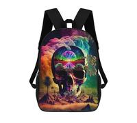 sinyumoney 3D Desert Vision School Backpack Student Casual Backpack For Kid's Children's Daypack Bookbag Hiking Sports Outdoor Work Travel Laptop Bag 17inch