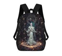 sinyumoney 3D Enchanted Mystic Ritual Kid's Backpack Waterproof School Bag Bookbag Cute Rucksacks Fashion Casual Schoolbag for Kids for Girl Boy School 17inch