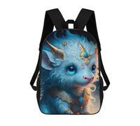 sinyumoney 3D Fantasy Unicorn Art Print-3 Kid's Backpack Waterproof 17inch School Bag Cute Rucksacks Fashion Casual Schoolbag for Kids for Girl Boy School