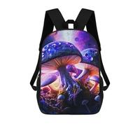 sinyumoney 3D Forest Mushroom School Backpack Student Casual Backpack For Kid's Children's Daypack Bookbag Hiking Sports Outdoor Work Travel Laptop Bag 17inch