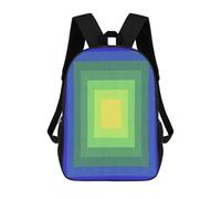 sinyumoney 3D Fun Cool Teenager Boys Girls Bag Abstraction T Backpack Printing 3D Kids Bagpack Primary Children School Bags 17inch