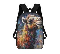 sinyumoney 3D Fun Cool Teenager Boys Girls Bag Camel Painting Backpack Printing 3D Kids Bagpack Primary Children School Bags 17inch