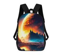 sinyumoney 3D Fun Cool Teenager Boys Girls Bag SURREAL WORLD Backpack Printing 3D Kids Bagpack Primary Children School Bags 17inch