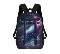 sinyumoney 3D Galactic Torii Gateway 17 Inch School Backpack Student Casual Backpack For Kid's Children's Daypack Bookbag Hiking Sports Outdoor Work Travel Laptop Bag